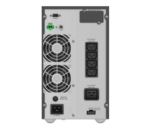 POWERWALKER UPS On-Line 3000VA TGB 4x IEC, LCD, EPO, USB/RS-232 Tower VFI 3000 TGB - 1148520 - zdjęcie 2